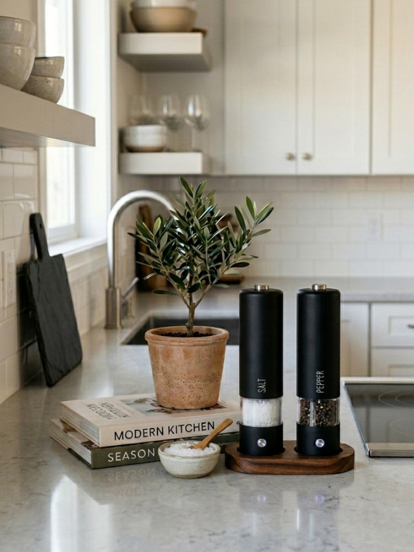 electric salt and pepper set