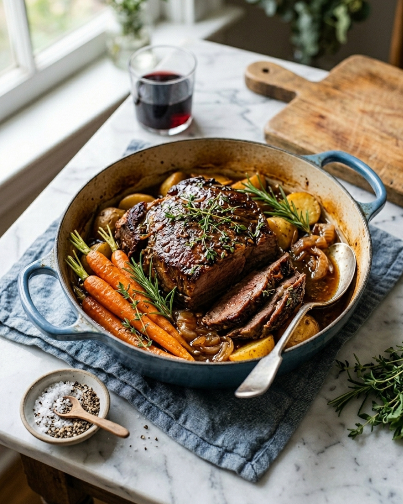dutch oven pot roast recipe