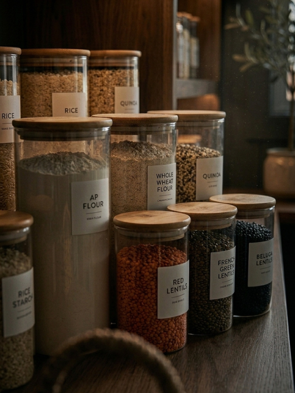 airtight glass food storage