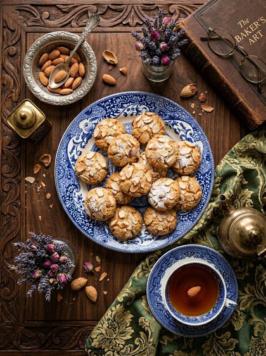 Almond biscuit recipe: crunchy almond cookies
