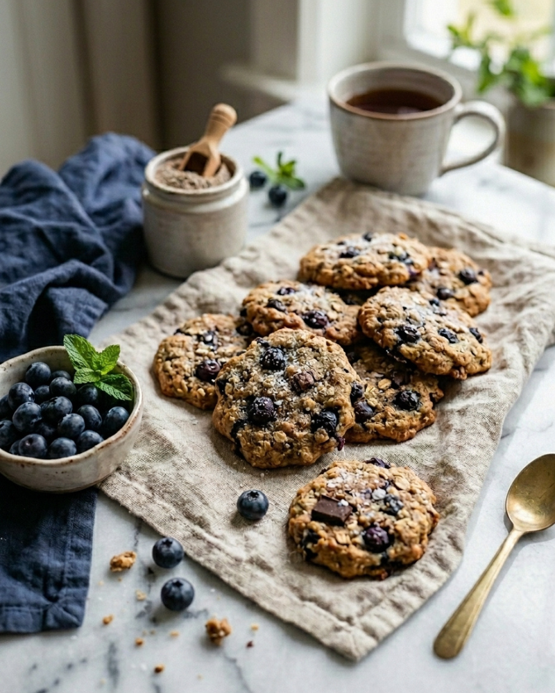 blueberry rye scones
