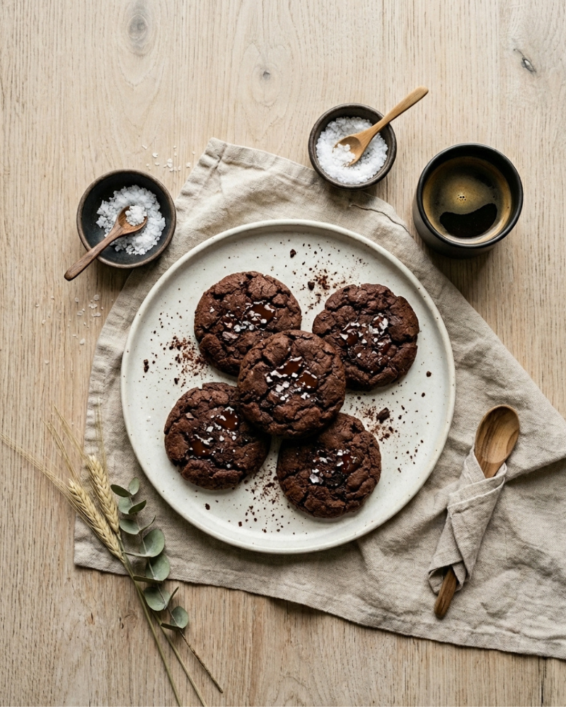 chocolate rye cookies