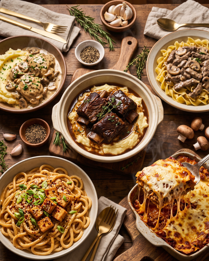 comfort meals for cozy evenings