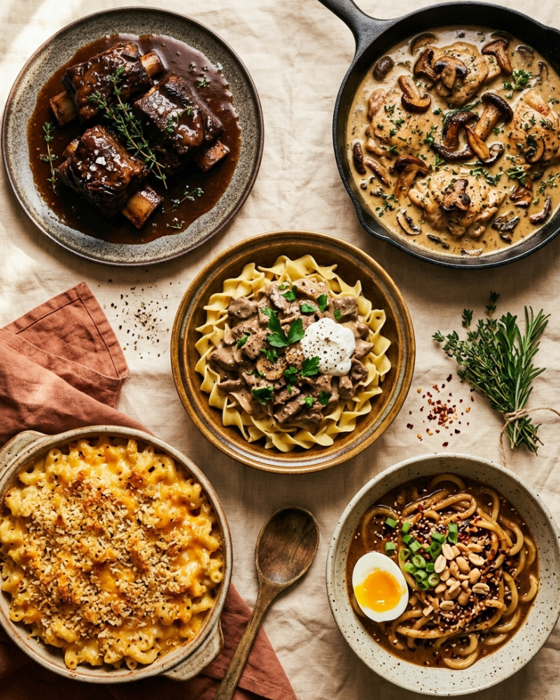 comfort meals for cozy evenings