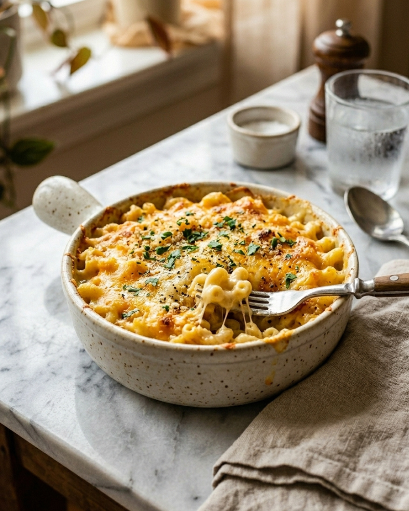 creamy baked mac and cheese recipe