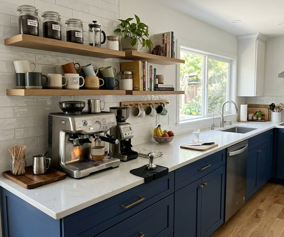 home coffee bar space