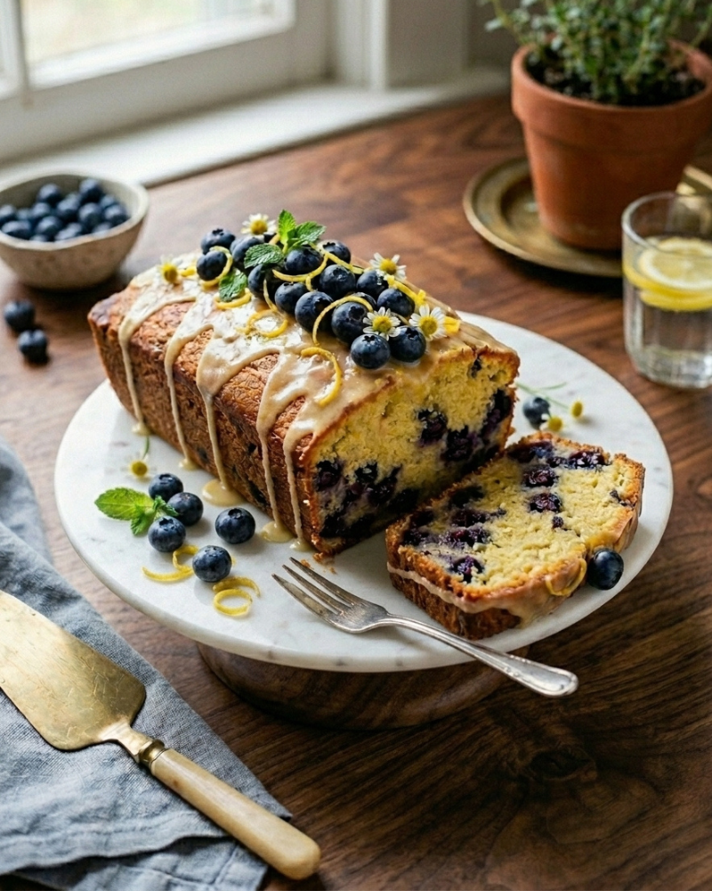 lemon blueberry loaf recipe