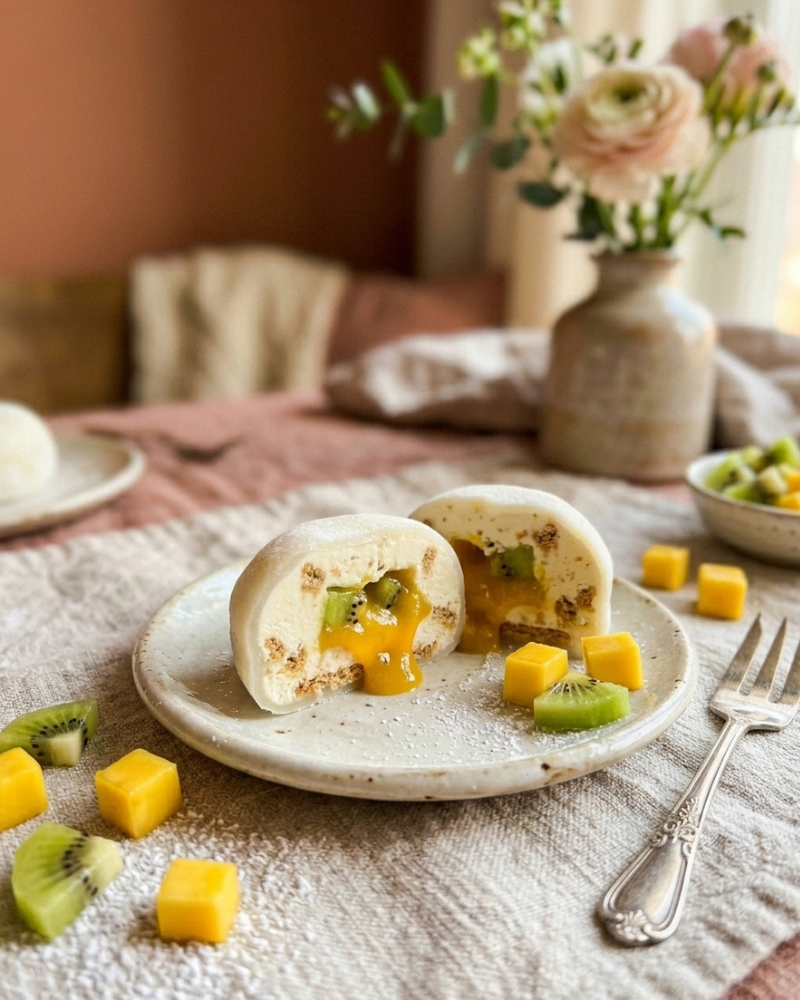 mango kiwi cheesecake mochi ice creambrecipe for sunday spring