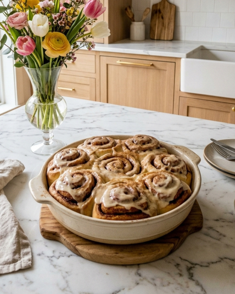warm moist cinnamon rolls recipe